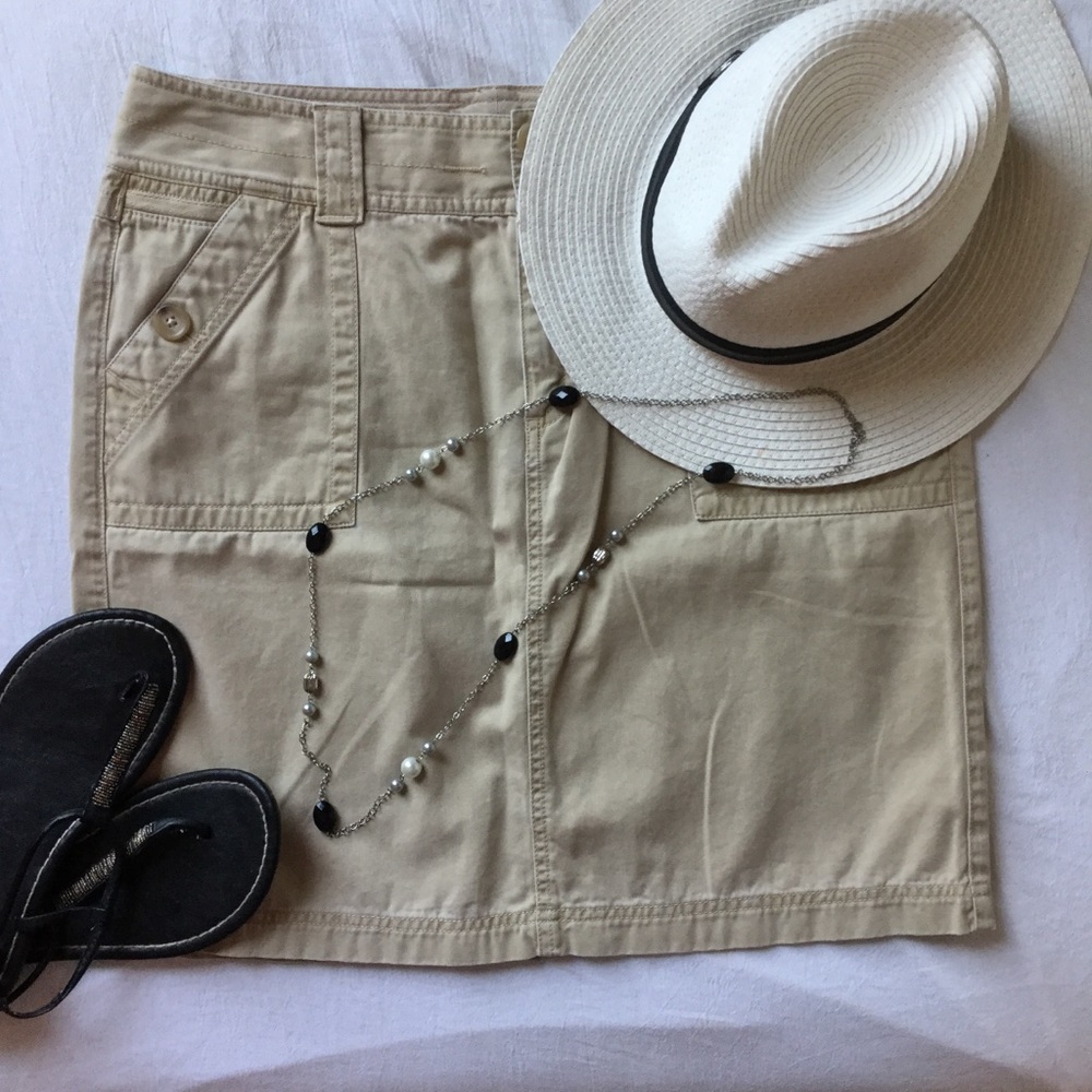 Eddie Bauer khaki shirt